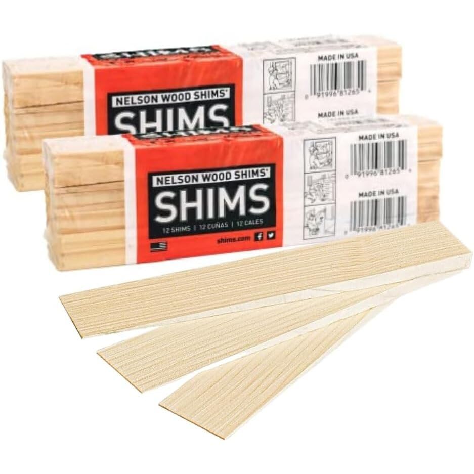 Nelson Wood Shims 8" 24 Pack - Kiln Dried Wood