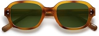 SOJOS Rectangle Sunglasses for Women Vintage Trendy Square SJ2218
