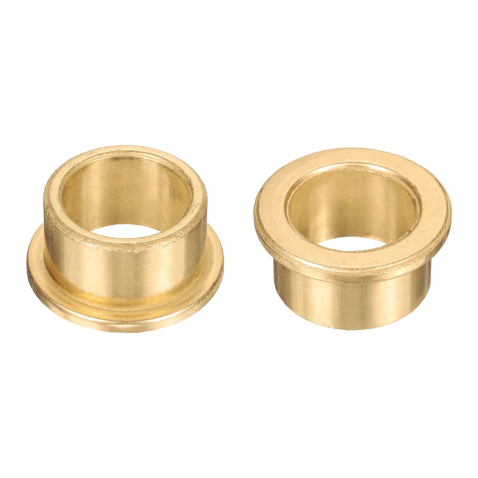 sourcing map 2Pcs Flange Sleeve Bearings, 20mm Bore x 26mm OD x 16mm Length, Sel