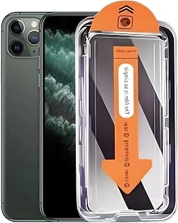 1 Pack for iPhone 11 Pro/iPhone X/iPhone XS 5.8 inch Privacy Glass Screen Protector, Auto Dust-Elimination Installation, Bubble Free, Easy Installation
