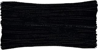 Black Pipe Cleaners Chenille Stems 100 Pieces for DIY Art Craft Decorations Creative (0.24 x 12 Inch)