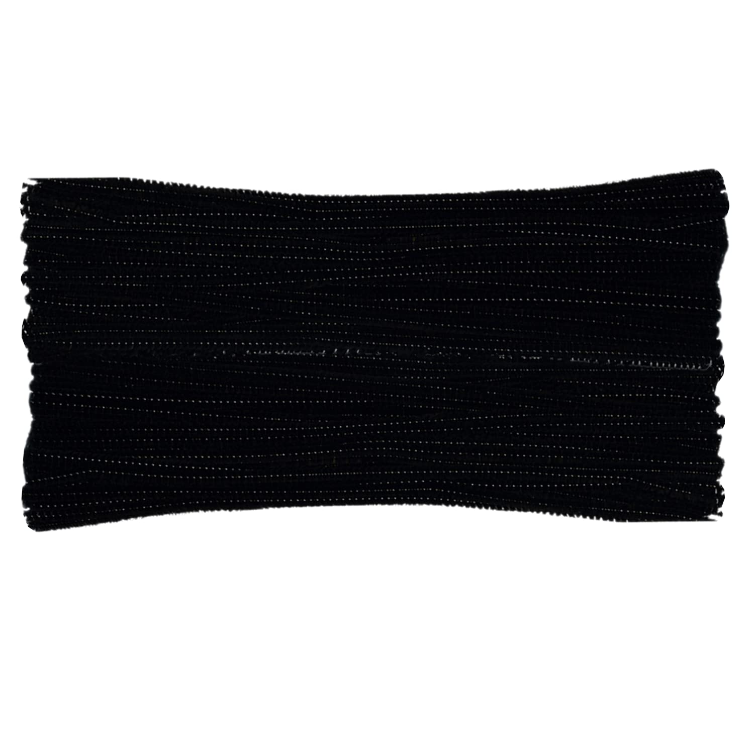 Black Pipe Cleaners Chenille Stems 100 Pieces for DIY Art Craft Decorations Crea