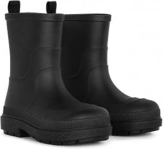A2Z 4 Kids Wellington Boots Waterproof PVC Calf High Outdoor Wellies | Lightweight Footwear Offers Grippy Tread Pull On Comfort Rainy Day School Garden Puddle Play Walking Everyday Adventures