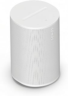 Sonos Era 100 SL Compact, Microphone-Free Speaker - White | Dual angled tweeters and a powerful midwoofer | Pair Two for Stereo or Add as Soundbar Rears | WiFi | Bluetooth