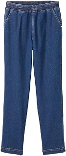 Silverts Women's Adaptive Pull On Jeans, Elastic Waist Assisted Dressing