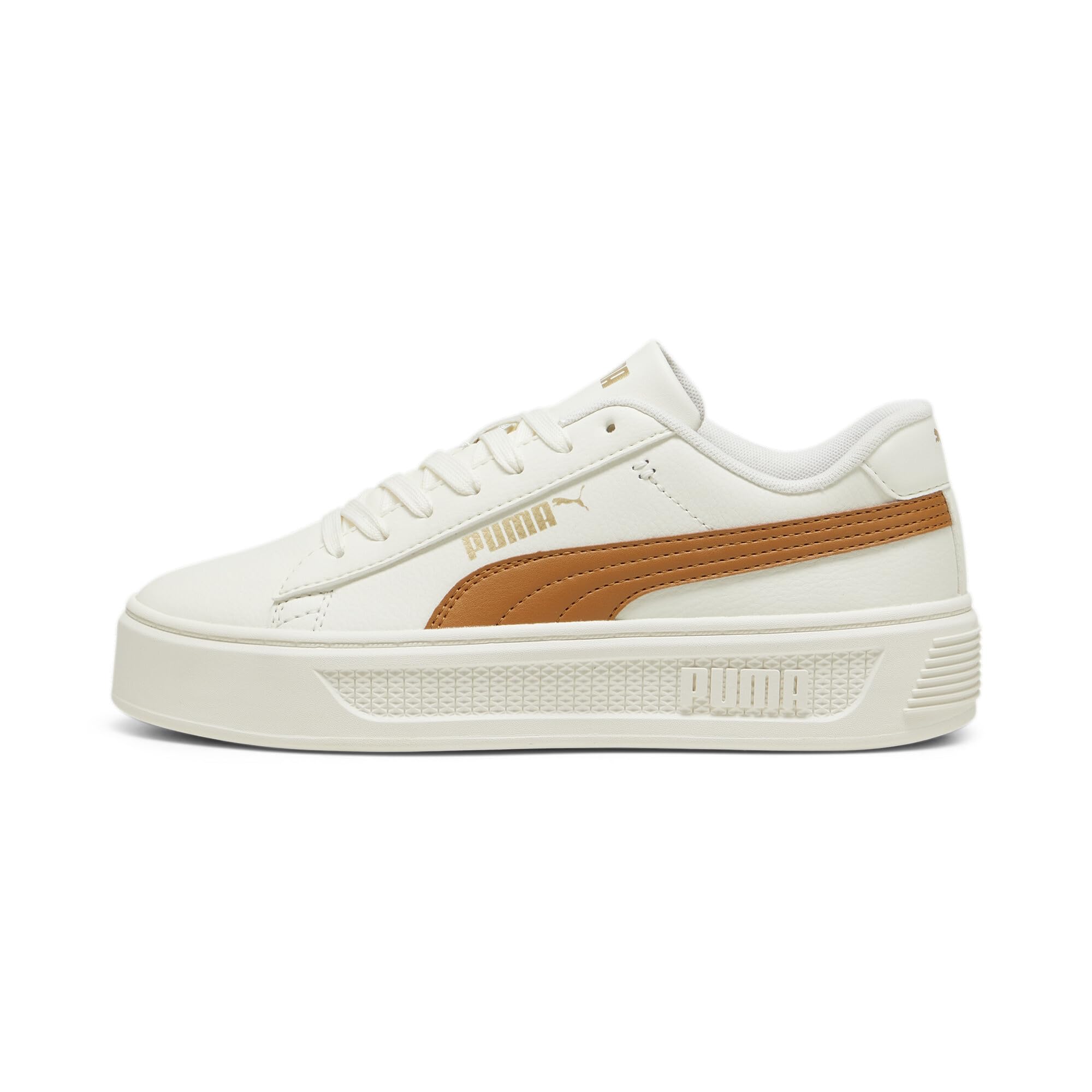 Puma Womens Smash V3 Platform Lace Up Sneakers Shoes Casual