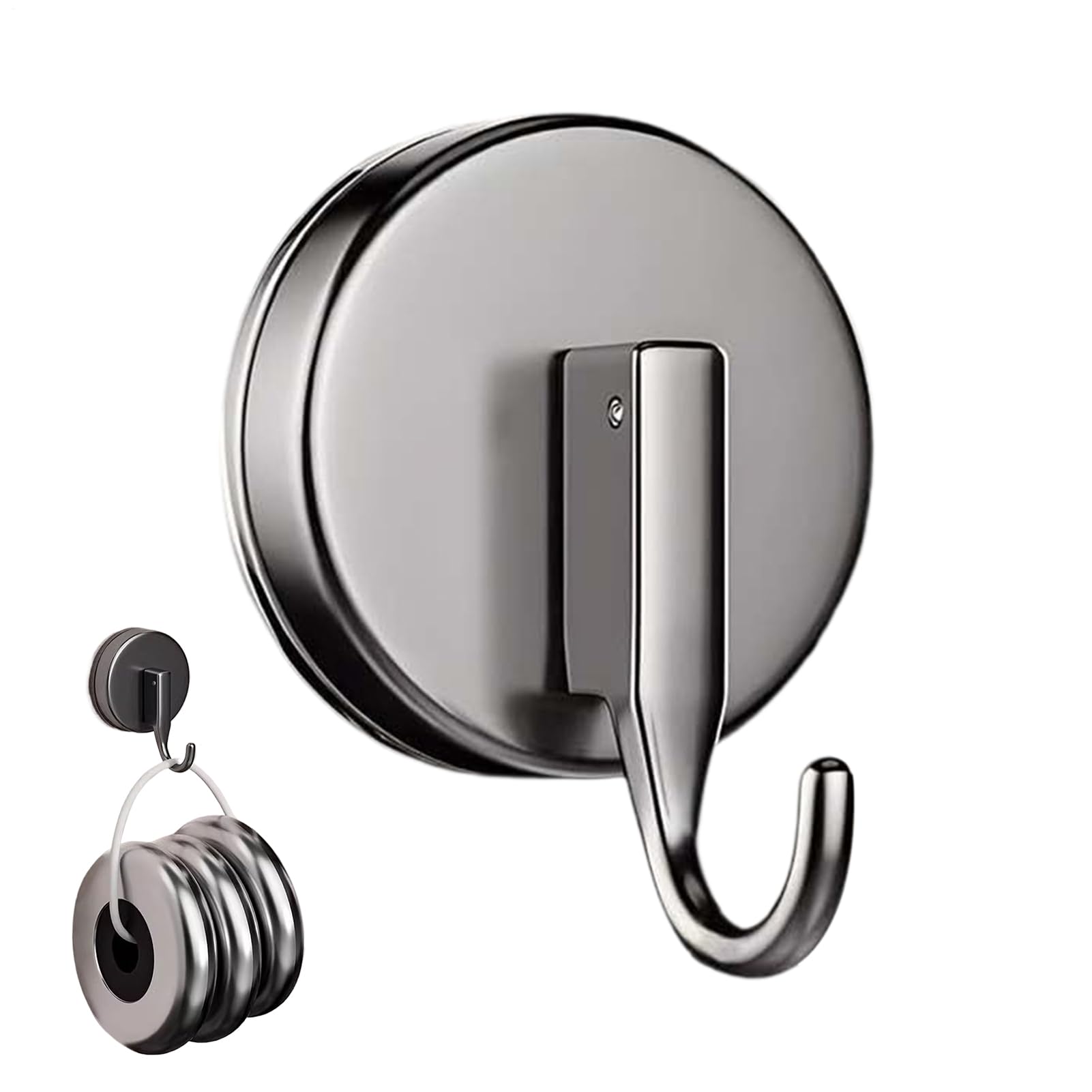 No Drilling Removable,90 Degree Rotating Coat Hooks Wall Mount,Suction Cup Hooks