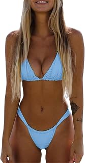Generico Thong Swimsuit Women Sea Sexy Swimwear with Two Swimsuits Thong Bikini Two Piece Bikini Cut Brazilian Push-up Swimsuit