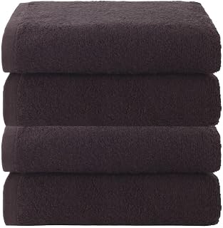 Top Towel Plus - Set of 4 Hand Towels 100% Cotton | Bath and Guest Towels 50 x 100 cm | Soft, Absorbent and Durable | Premium Towel Set for Modern Bathroom