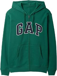 GAP Men's Heritage Logo Full Zip Hoodie Hooded Sweatshirt
