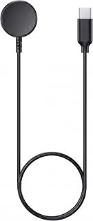 2026 Upgraded for Samsung Galaxy Watch Charger Magnetic Fast Charging Cable | USB-C Dual-Chip Wireless Charger Compatible with Galaxy Watch 9/8/7/6/5/4/3 Classic/Ultra/Active/FE,Black,4.9FT