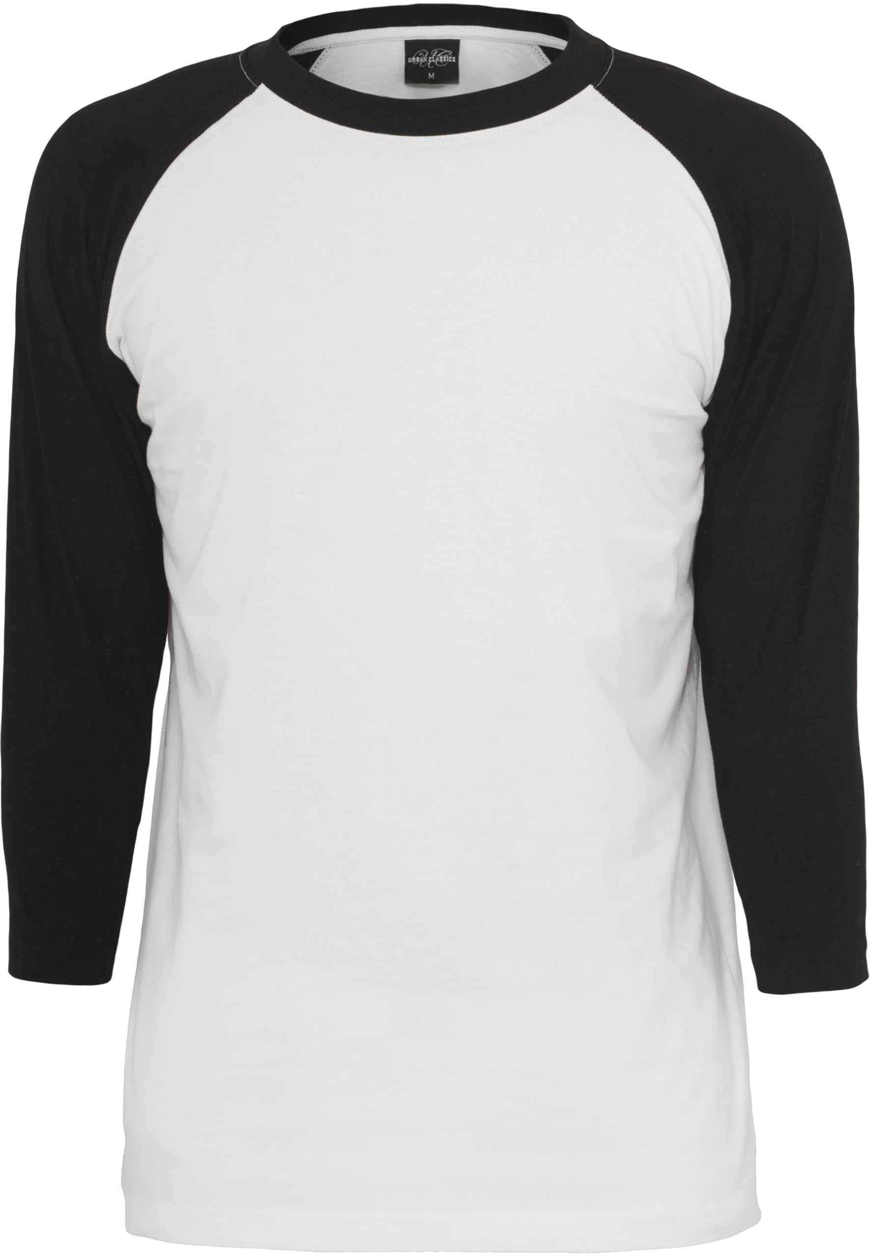 URBAN CLASSICS Men's T-Shirt Three Quarter Elbow Sleeve Cotton Normal Length Ava