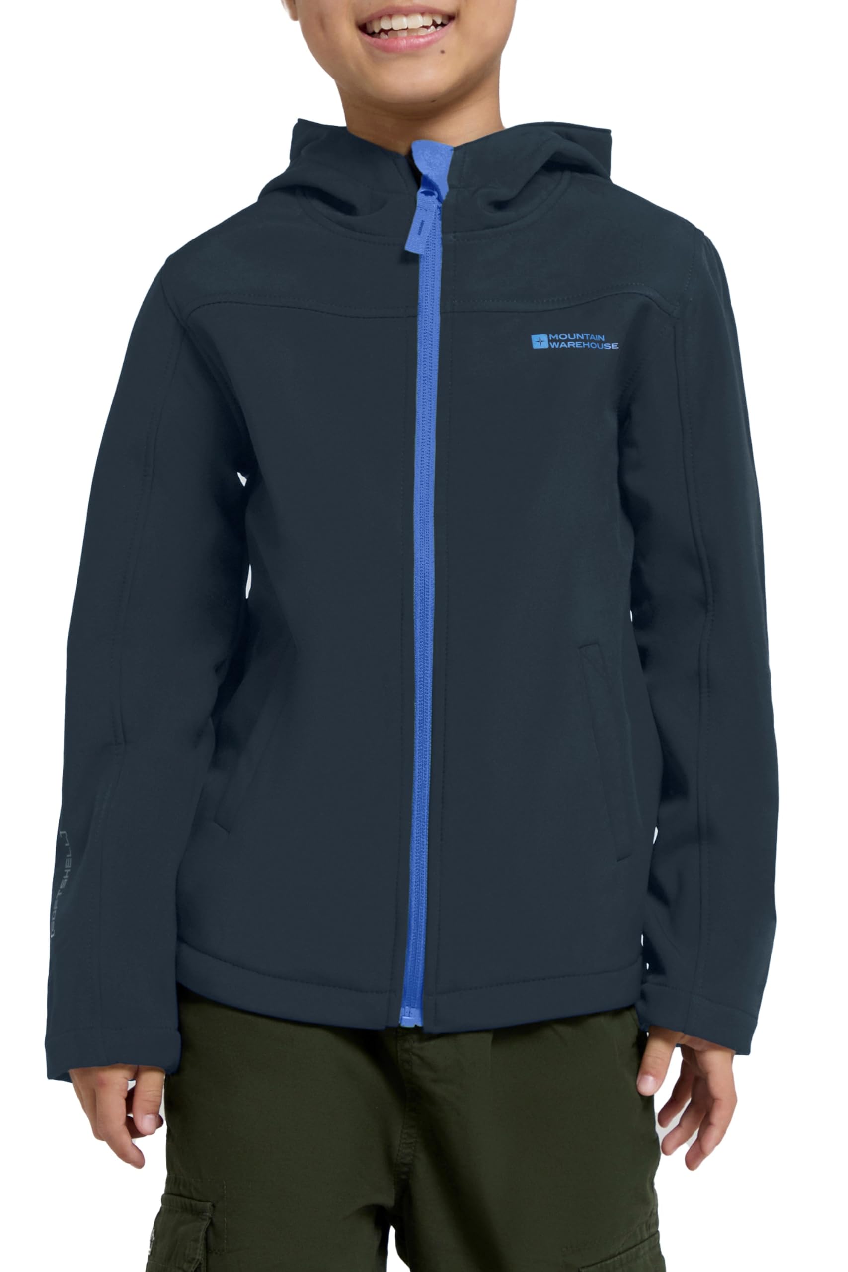 Mountain Warehouse Exodus Children's Water-Repellent Softshell Jacket Transition