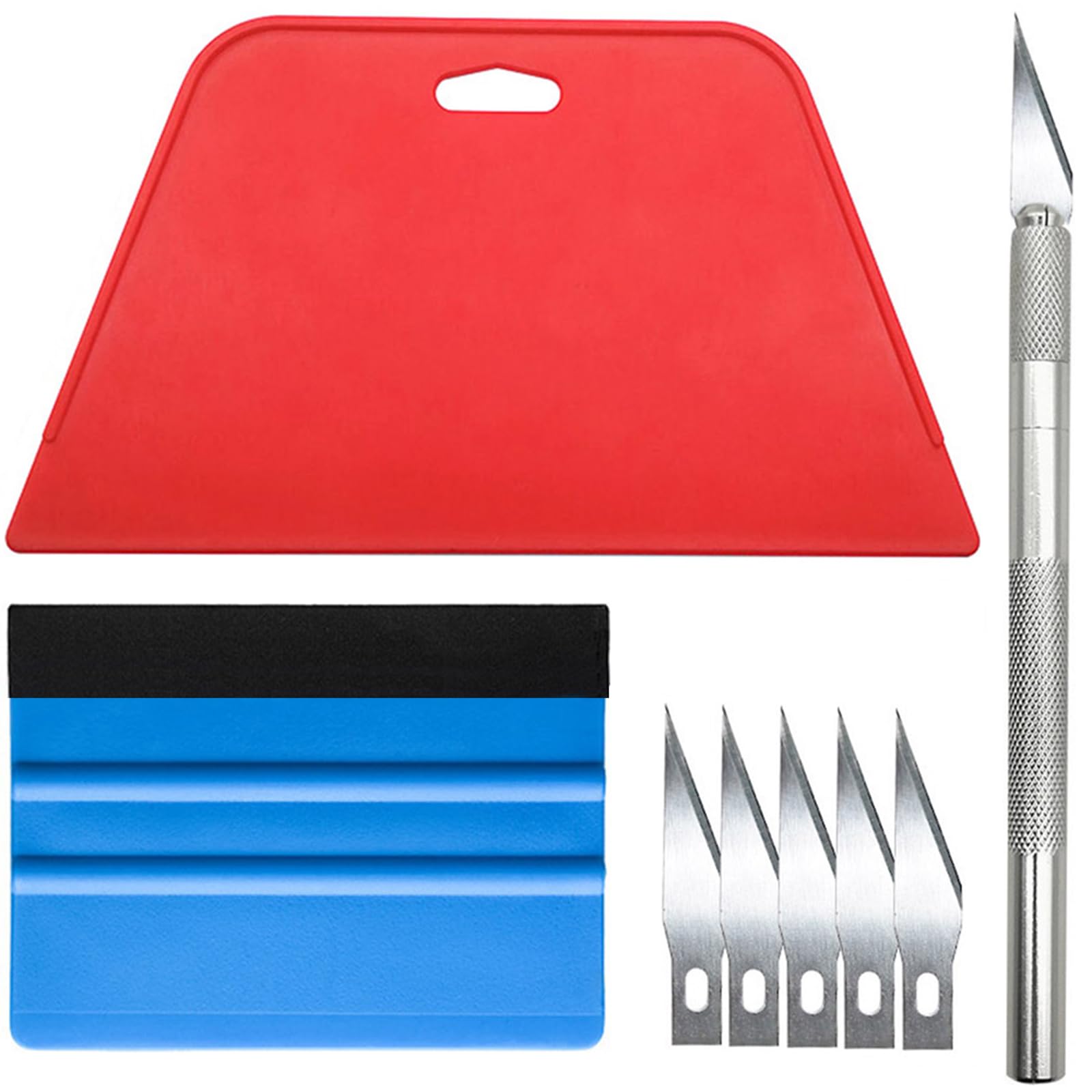 Wallpaper Smoothing Tool Kit for Adhesive Contact Paper Application Window Film 