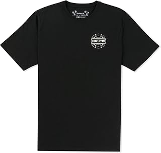Hurley Short Sleeve Graphic T-Shirt, Regular Fit Crewneck Tee T-Shirt a Maniche Corte, Maglietta Girocollo vestibilità Regolare Uomo