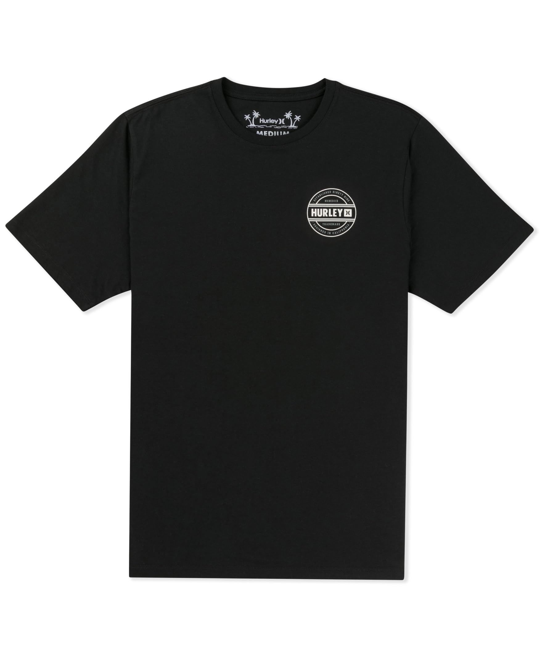 Hurley Short Sleeve Graphic T-Shirt, Regular Fit Crewneck Tee T-Shirt a Maniche 