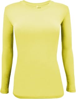 Natural Uniforms Women's Under Scrub Tee Crew Neck Long Sleeve T-Shirt