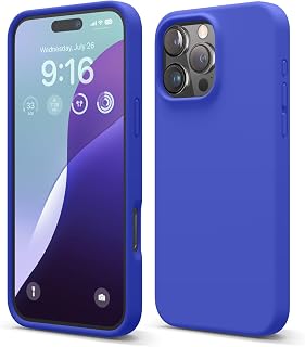 elago Premium Liquid Silicone Case for iPhone 16 Pro Max Cobalt Blue