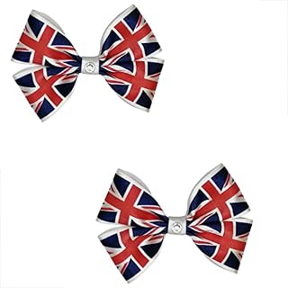 Pack Of 2 Union Jack Inspired Hair Clip Handmade