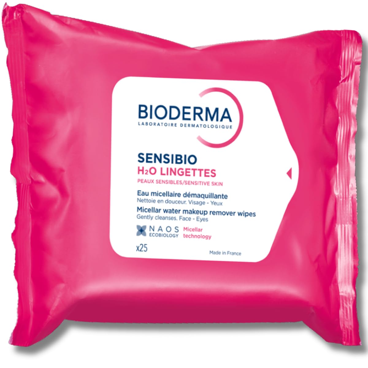 Bioderma Sensibio H2O Wipes Makeup Remover Cleanser Sensitive Skin