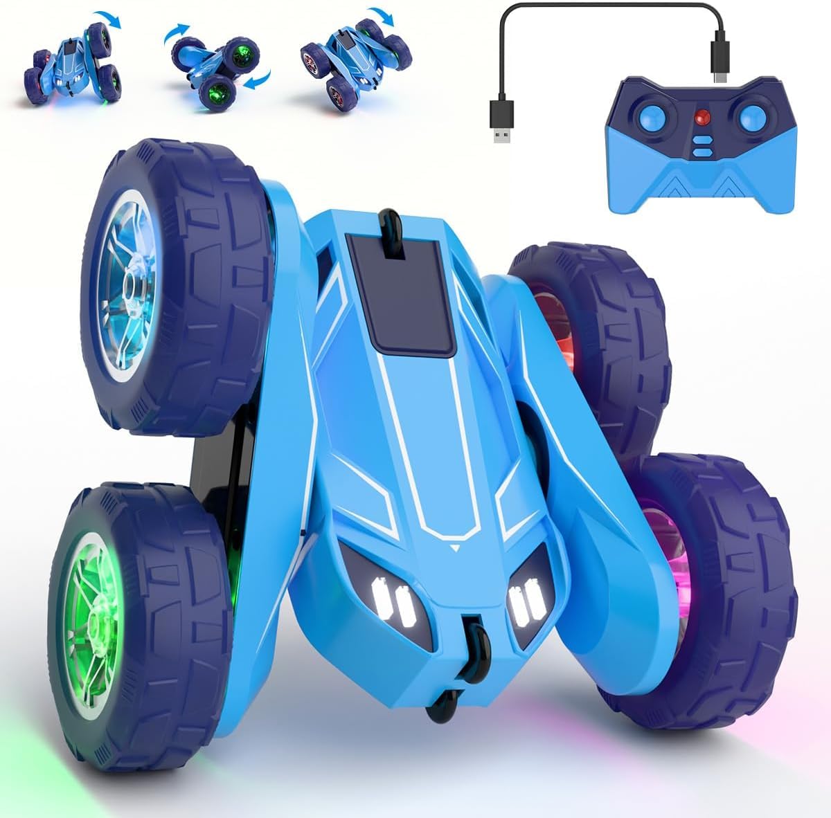MaxTronic Remote Control Cars, Exclusive Dual Direct Charging with Adjustable LE