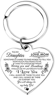 Jstud Inspirational Birthday Gifts Keychain Encouragement Personalized Keychain for Daughter Son from Mom Dad