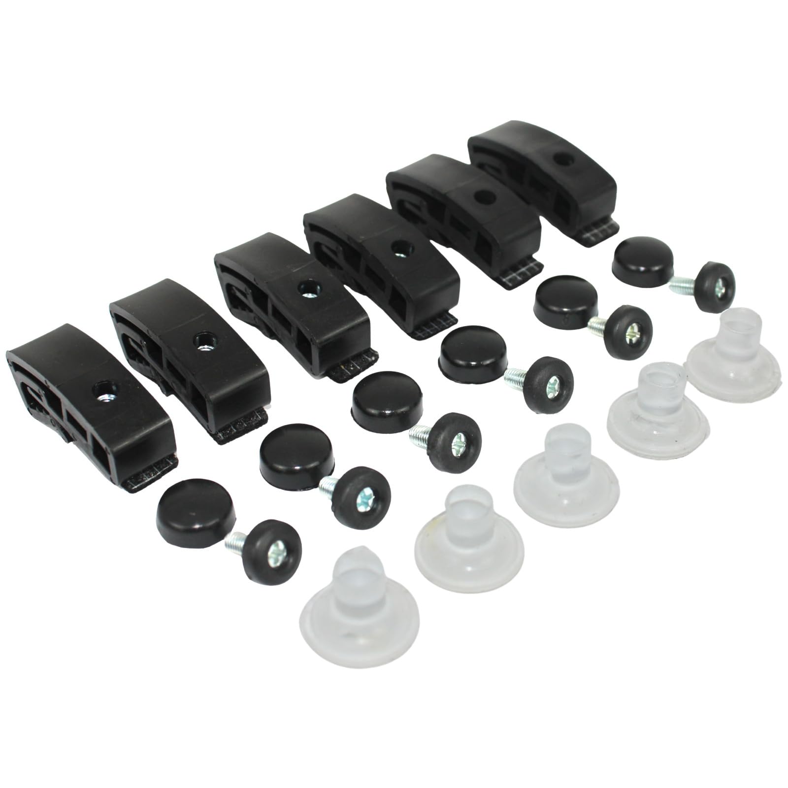 BIAREN Bonnet Wind Bug Stone Deflector Assembly Clips Set Fitting Kit Compatible