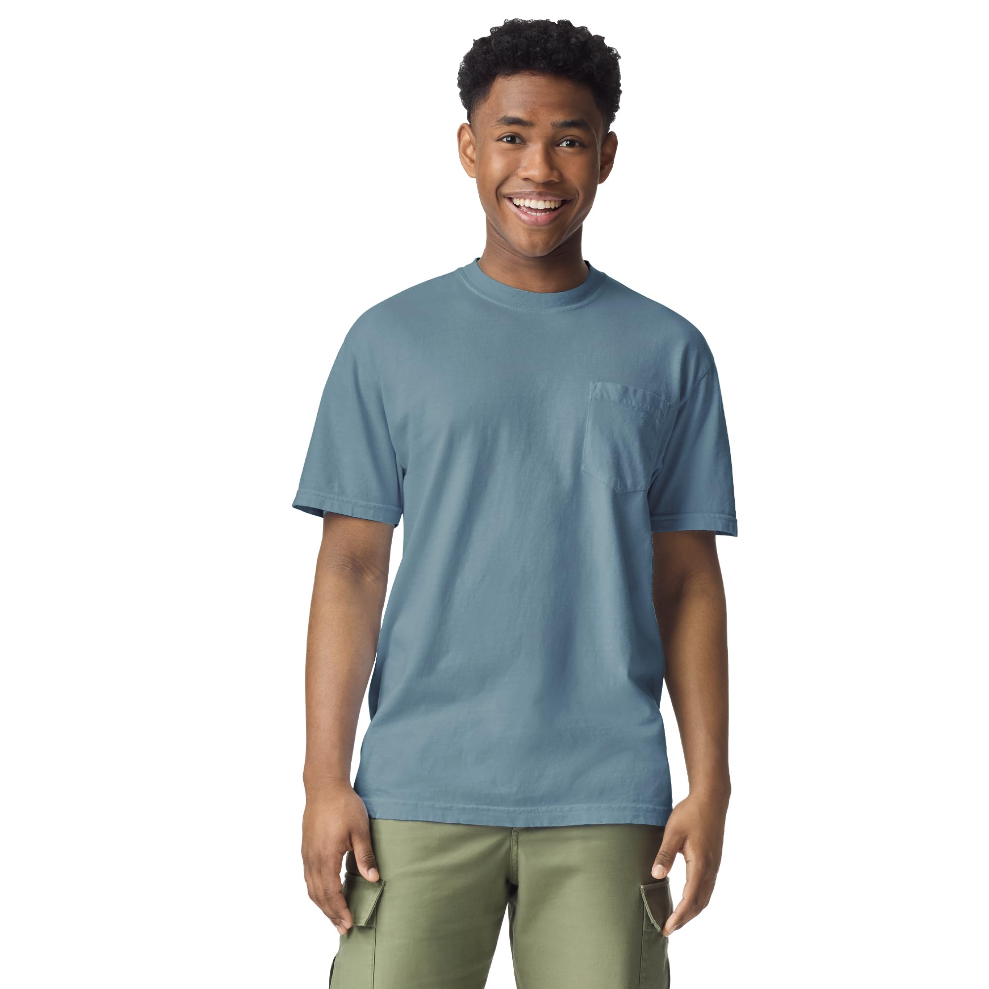 Comfort Colors Men's Short Sleeve Pocket T-Shirt Style G6030 T-Shirt (Pack of 12