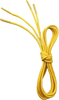 VSUDO Round Waxed Elegant Shoelaces, ø2.5mm Business Casual Laces for Oxford/Derby/Brogue, Chukka/Desert/Ankle Boot Laces Shoes Laces