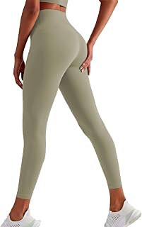 Leggings Sports Leggings Women's Long High Waist Scrunch Butt Yoga Trousers Elastic Trousers with Pockets Tummy Control Sports Trousers Fitness Trousers Breathable Sports Yoga Pants Gym Yoga