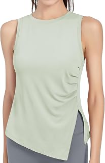Women's Sports Tank Top, UPF 50+ Sleeveless Lightweight Quick Dry Breathable Tank Top for Yoga Running Sports Summer