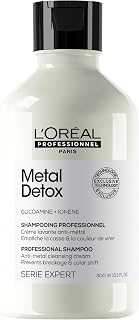 L'OREAL PROFESSIONNEL - Metal Detox - Cheveux Secs et Abîmés, Raides à Bouclés, Naturels à Colorés - Sans Sulfate - Anti-Casse - +67% de Nutrition - 2x Plus de Brillance
