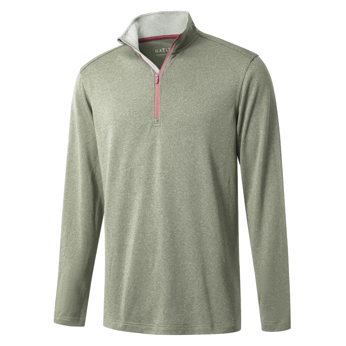 M MAELREG Quarter Zip Golf Pullover Men Dry Fit Long Sleeve Performance Wicking 