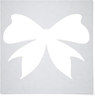 Bow 1 Reusable Mylar Stencil - Art Craft Supplies New Sizes (16")