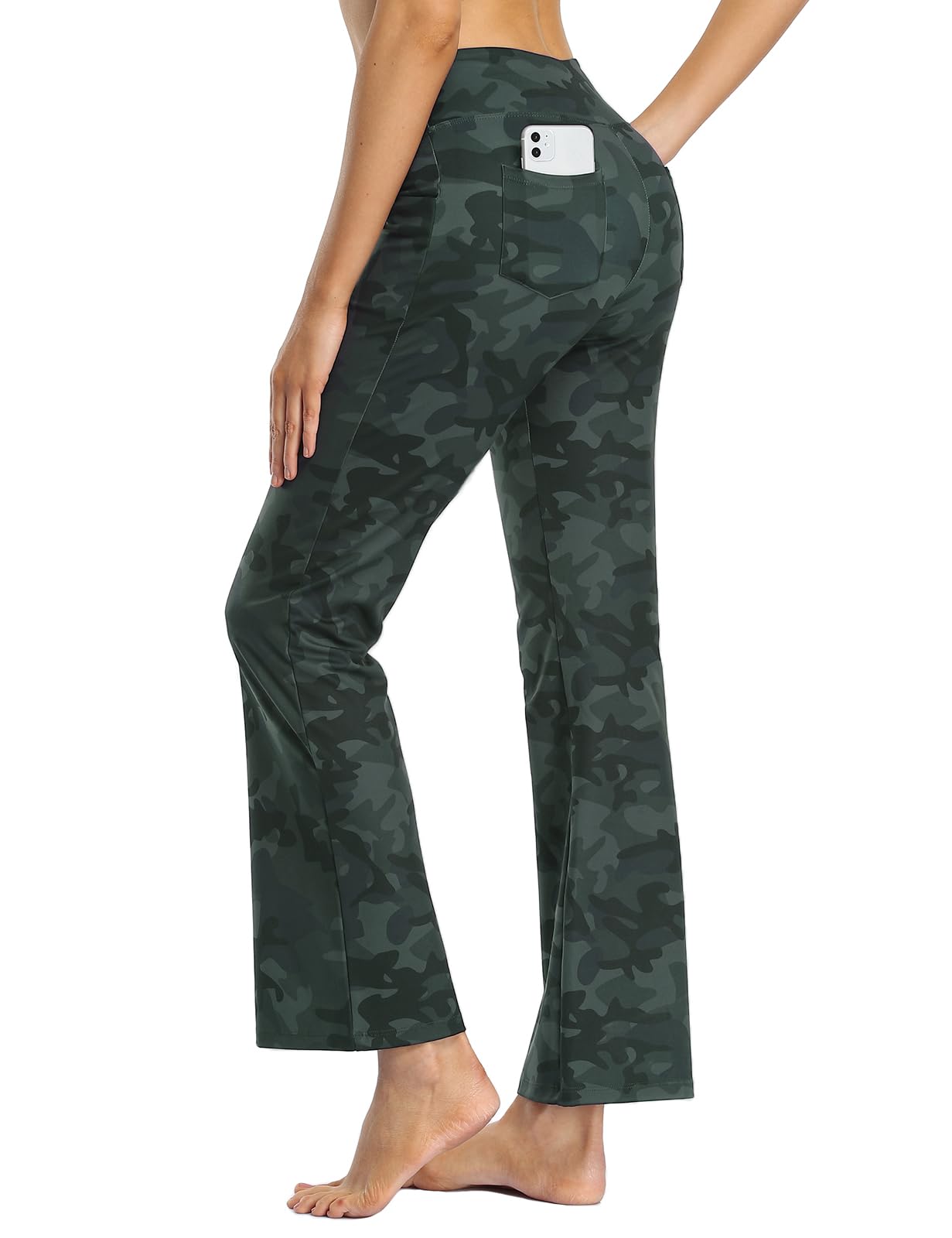 MOVE BEYOND Women's Straight Leg Work Trousers - Tummy Control Professional Suit