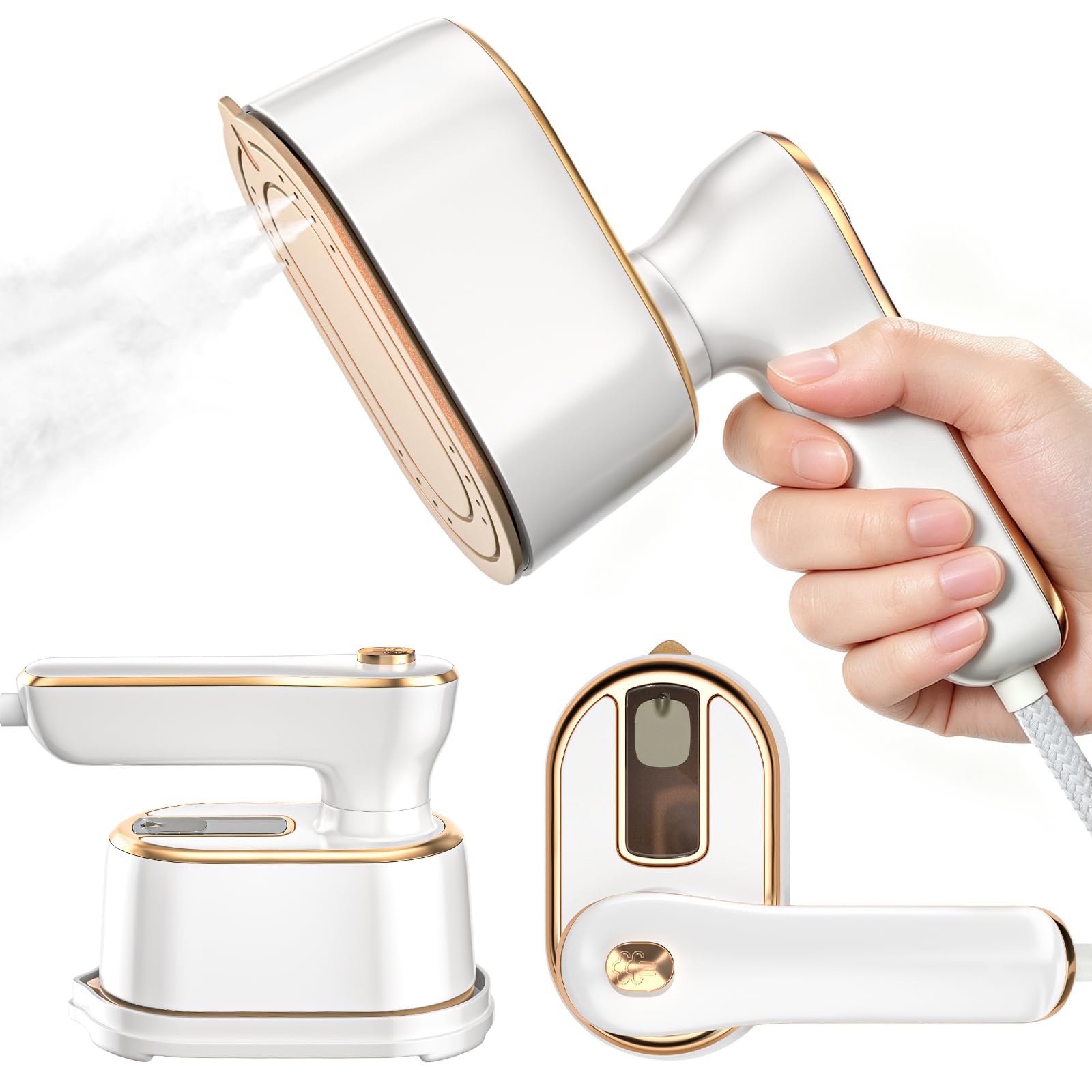 Travel Steamer Iron for Clothes - Portable Ironing Machine Small Size Portable S