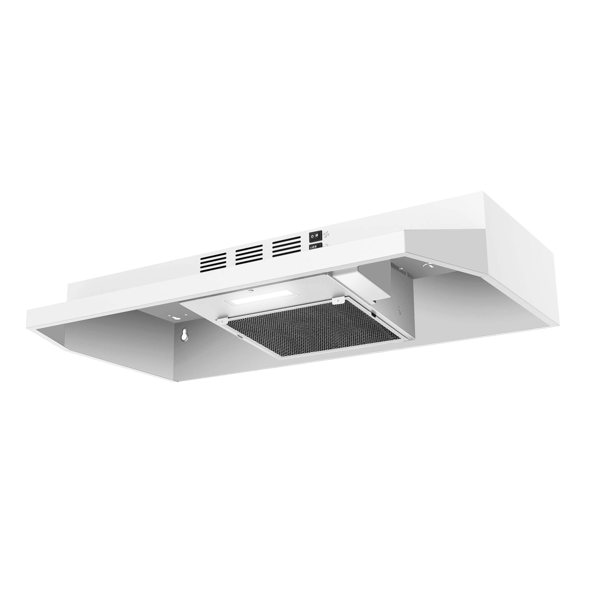 SNDOAS 30 inch Under Cabinet Range Hood, Ducted/Ductless Convertible Kitchen Hoo