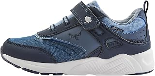 Daybreak Boys Girls Sneakers | Lightweight Breathable Mesh/Leather Athletic Running Kids Tennis Shoes | Hook and Loop Girls Boys Footwear
