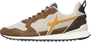 w6yz Technical Fabric and Suede Trainers, Beige 42
