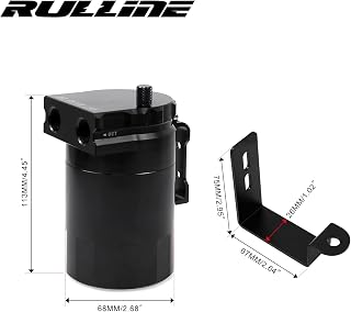 RULLINE Oil Catch Can for Chevy GMC 5.3L 6.2L V8 2014-2020