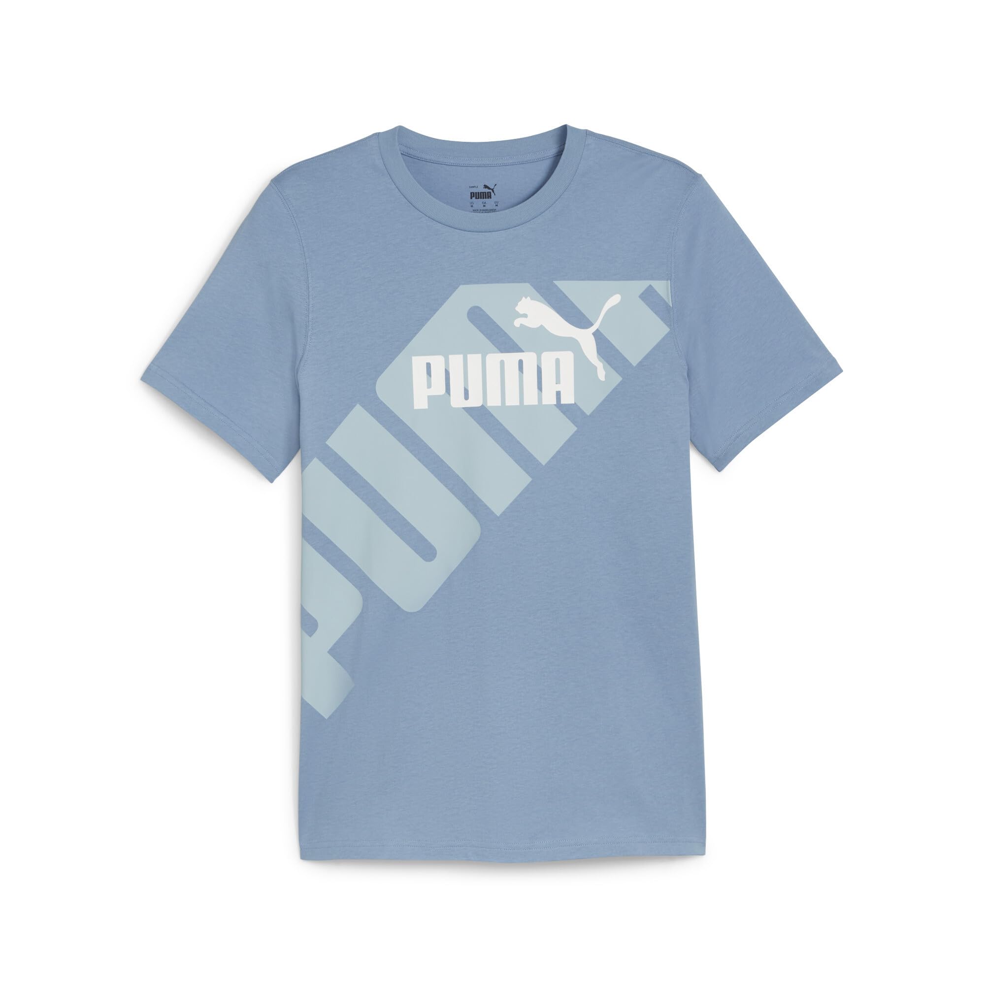 PUMA Mens Village Wear Graphic Crew Neck Short Sleeve Casual Tops Casual - Black