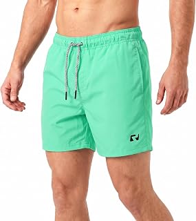 RIPT Men's Quick Dry Swim Shorts with Mesh Lining, UV50 Protection, Boardshort Beach Swimming Surf Holidays Summer