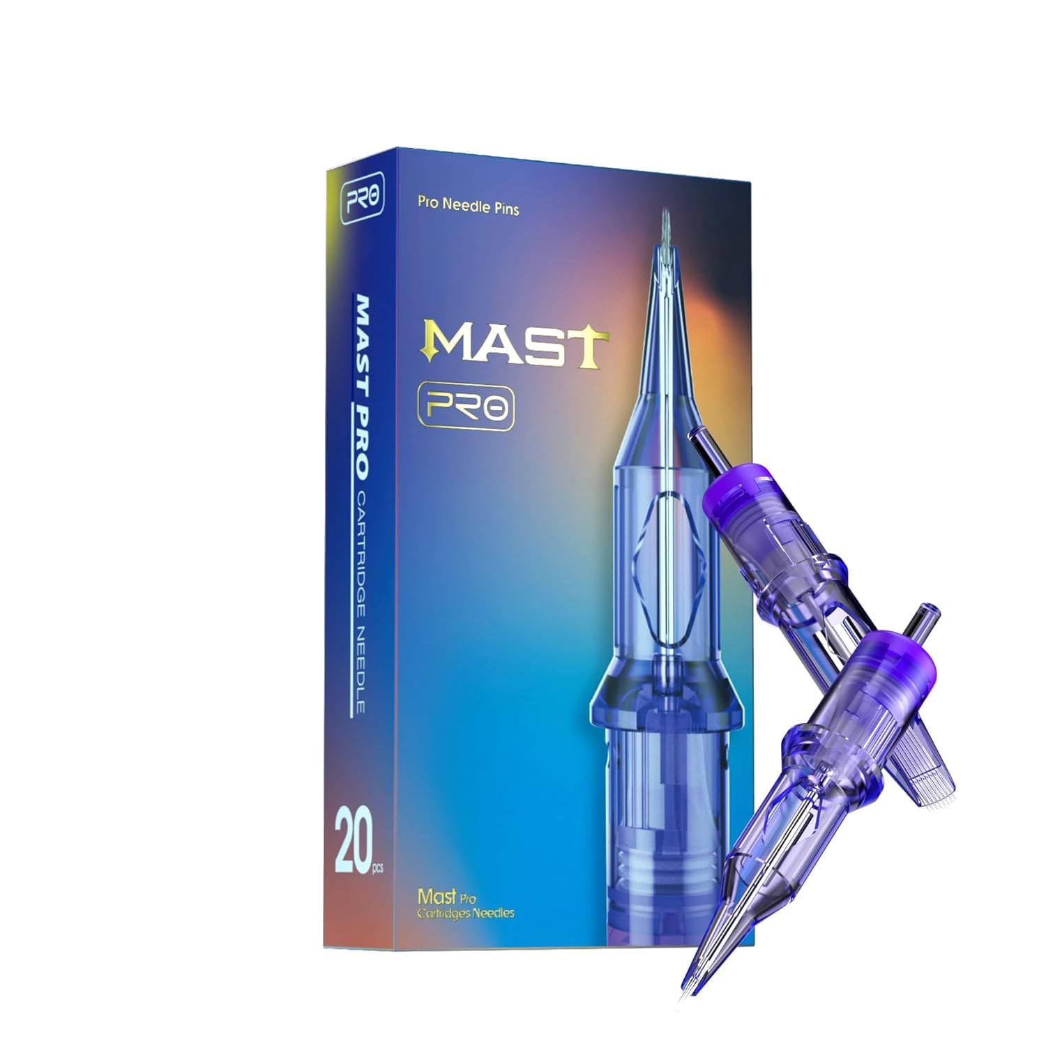 Mast Pro Tattoo Needles 0803RL 20Pcs of One Box Standard Round Liner Size Dispos