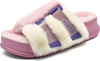 KuaiLu Women's Orthotic Arch Support Slippers, Soft Cushioned & Adjustable
