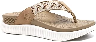 KuaiLu Women's Orthopaedic Flip Flops Thick Cushions Recovery Sandals Flip Flops Fabric Summer Slip On Yoga Mat Sport Hiking Comfortable Fasciitis Footbed Beach