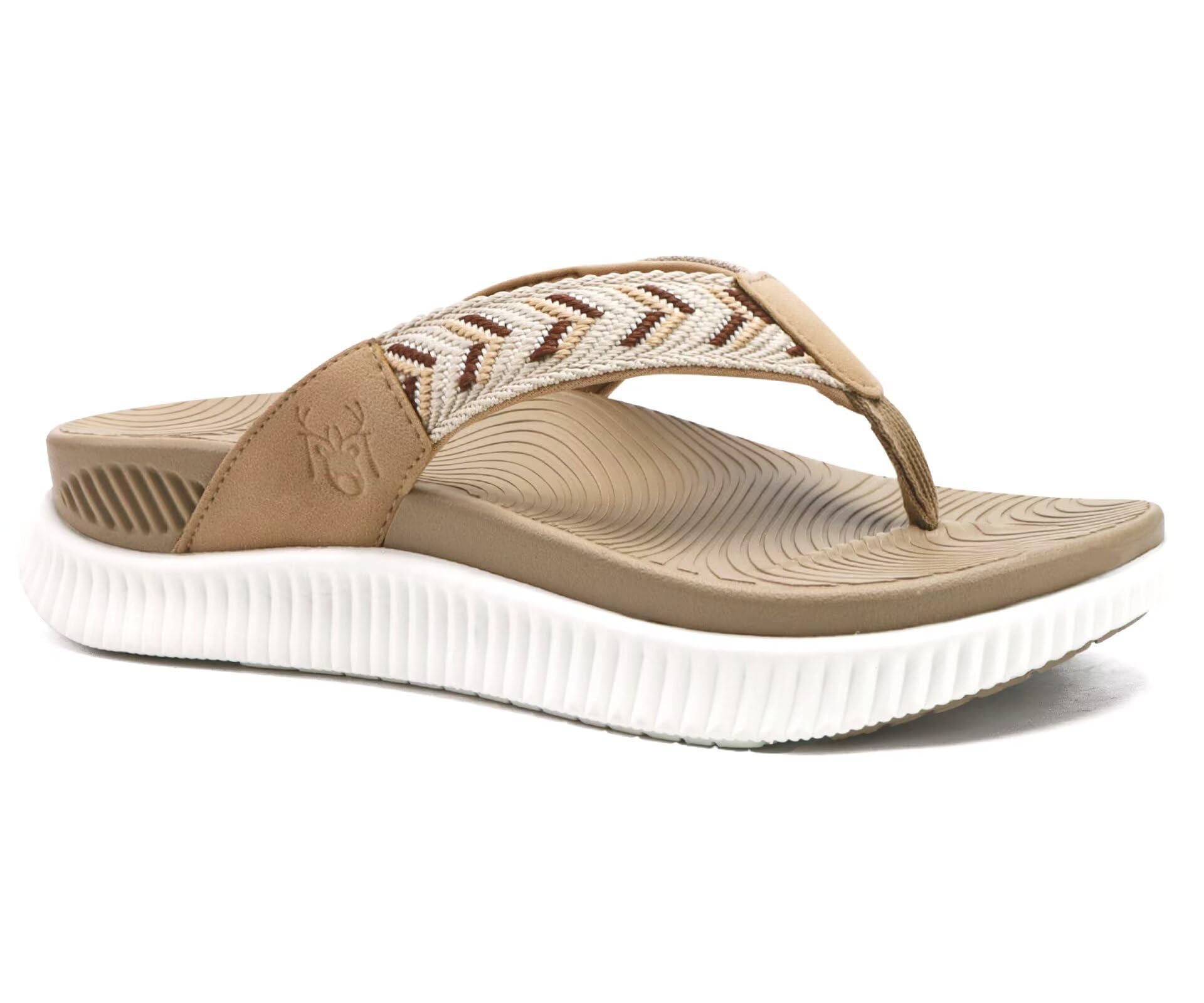 KuaiLu Women's Orthopaedic Flip Flops Thick Cushions Recovery Sandals Flip Flops