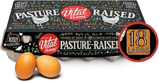Vital Farms, Eggs Pasture Raised Large, 18 Count