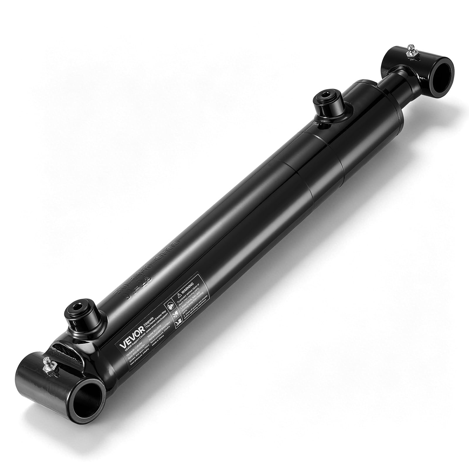 VEVOR Double Acting Hydraulic Cylinder, 2" Bore x 10" Stroke, Max 3500PSI Hydrau