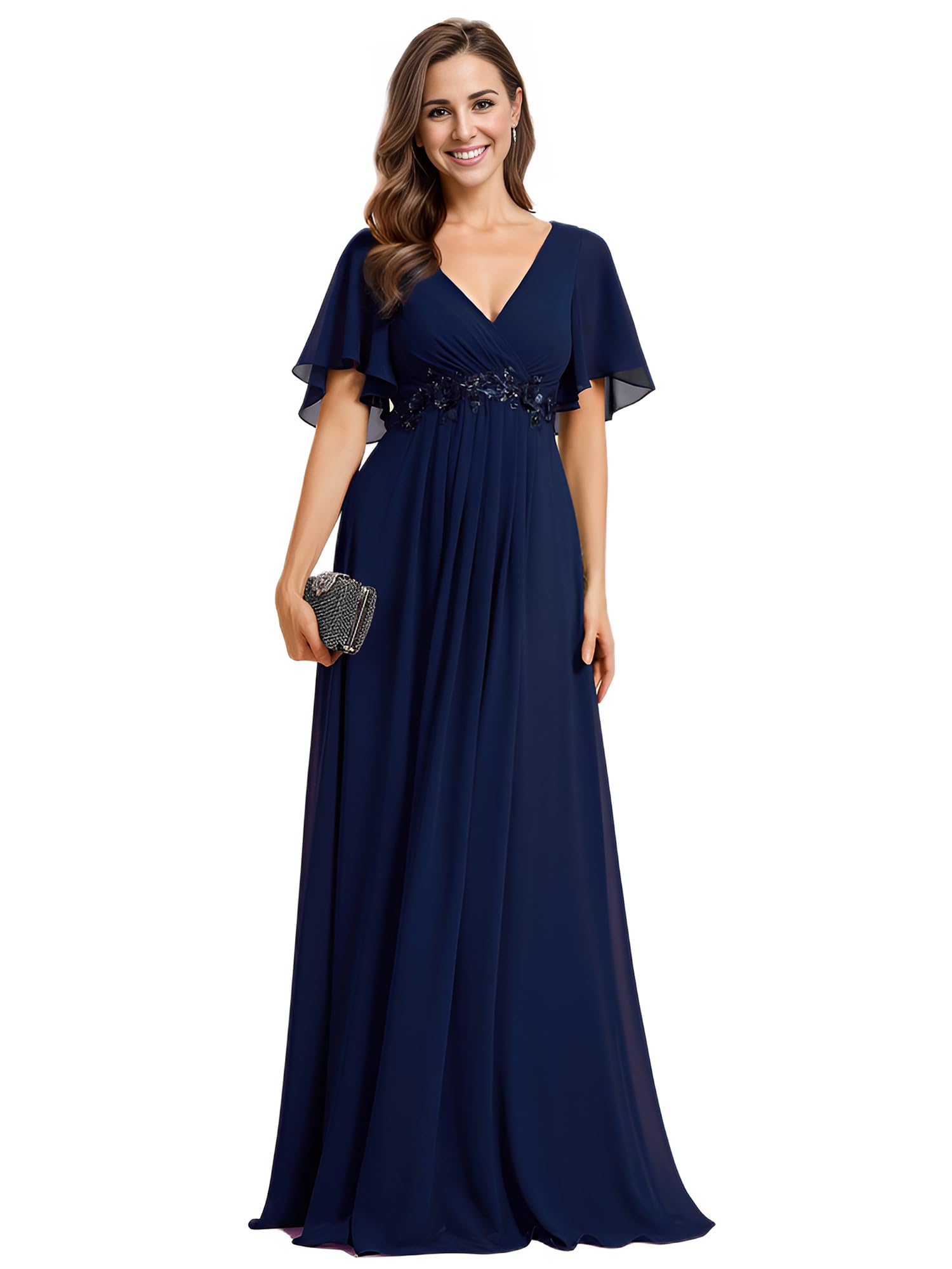 Ever-Pretty Elegant Evening Dresses Wedding Dresses Extra Long Women's Guest Dre