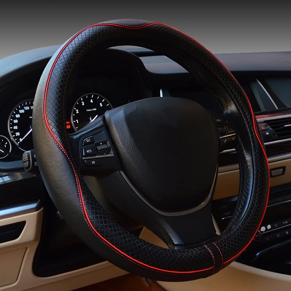Car Steering Wheel Cover, Anti-Slip, Safety, Soft, Breathable, Heavy Duty, Thick